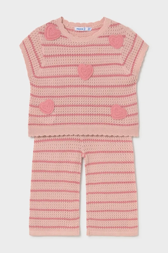 Mayoral compleu copii tricotaj roz 1516.4F.Baby.PPY2