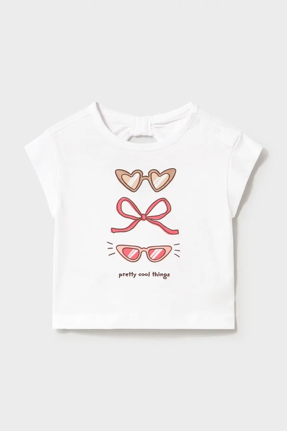 Mayoral set de bumbac pentru copii 1752.4L.Baby.PPY2 roz SS26