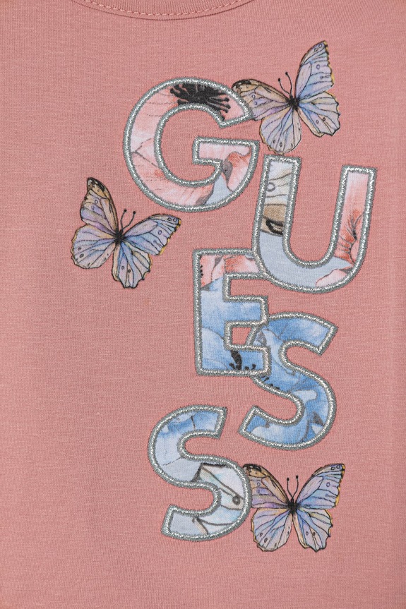 Djevojčice Komplet za bebe Guess A6RG09.K6YW4.PPY2 roza