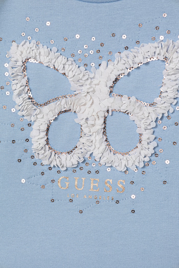 Βρεφική βαμβακερή φόρμα Guess 2-pack μπλε A6RG13.KA6R4.PPY2
