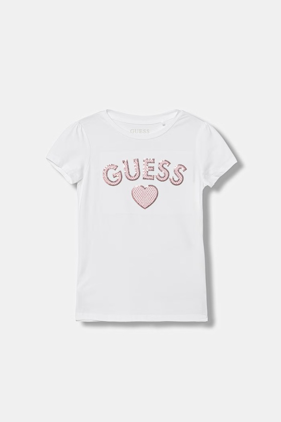 Dječji komplet Guess 2-pack K6RG09.K6YW0.PPY2 bijela SS26