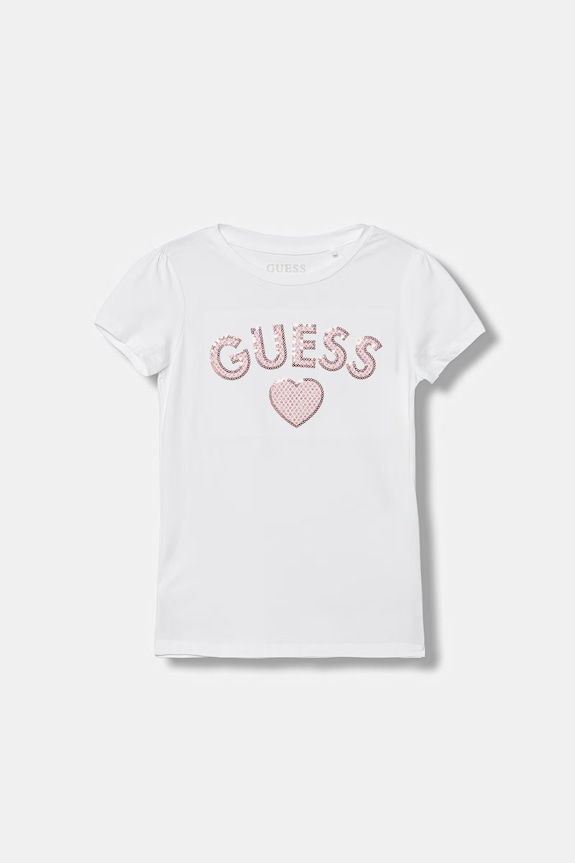 Dječji komplet Guess 2-pack K6RG09.K6YW0.PPY2 bijela SS26