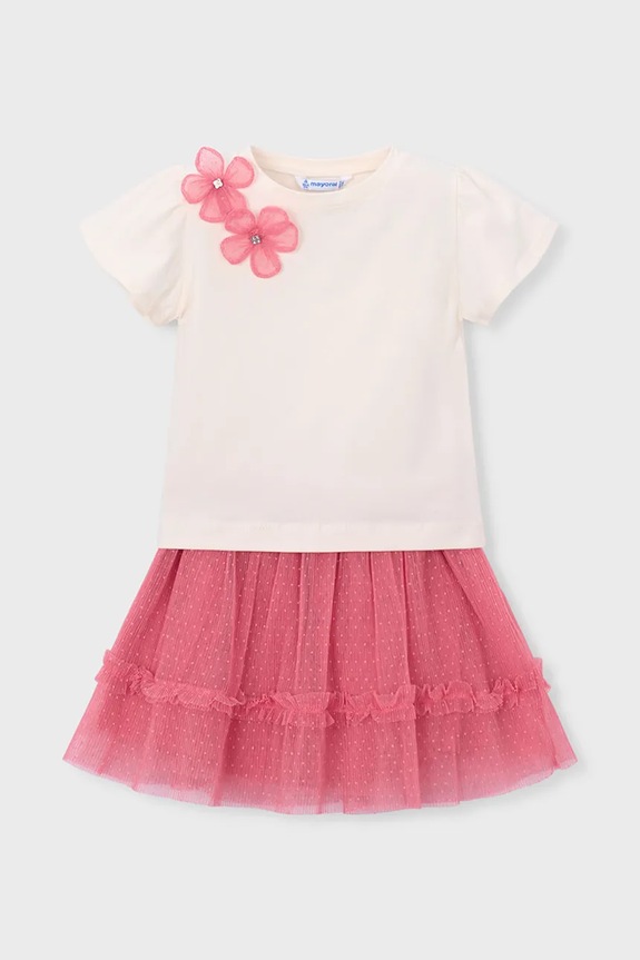 Mayoral compleu copii cu modele roz 3946.6B.Mini.PPY2