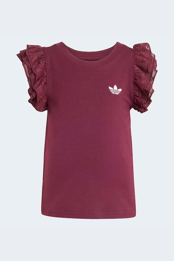 Dievča adidas Originals športová súprava detská KC6796 burgundské
