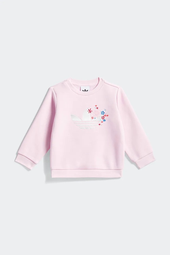 Παιδική φόρμα adidas Originals KD1730 ροζ SS26