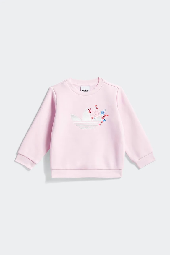 Παιδική φόρμα adidas Originals KD1730 ροζ SS26