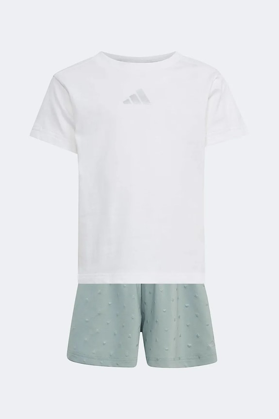 adidas komplet dziecięcy KB7041 biały SS26