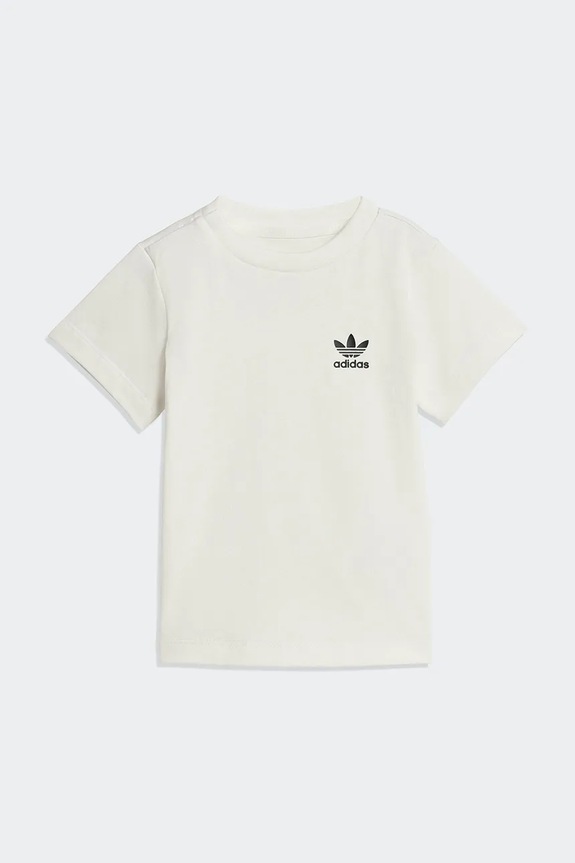 adidas Originals komplet bawełniany dziecięcy KE2352 biały SS26