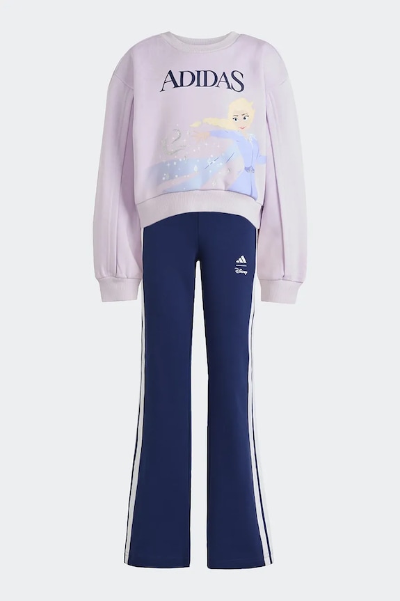 adidas komplet dziecięcy DISNEY JZ3579 fioletowy SS26