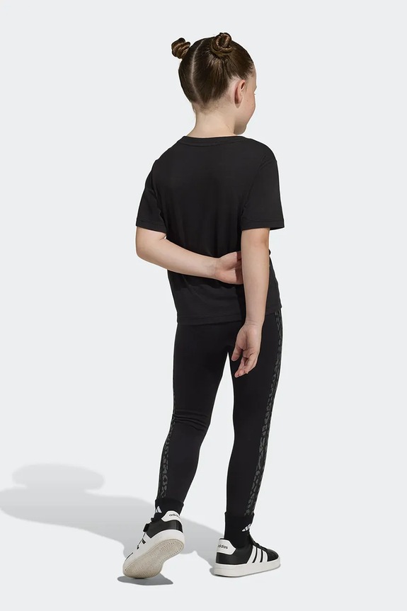 Детский комплект из хлопка adidas KB6991 чёрный