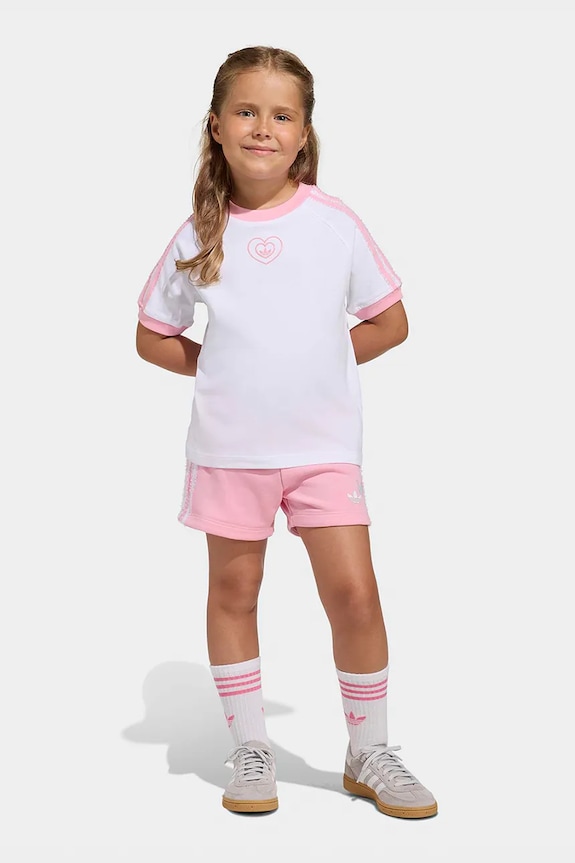 Otroški komplet adidas Originals DISNEY Potisk bela KE0700