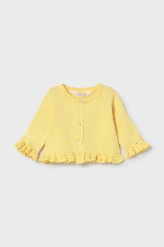 Mayoral Newborn compleu bebe 1287.2D.Newborn.PPY2 galben SS26