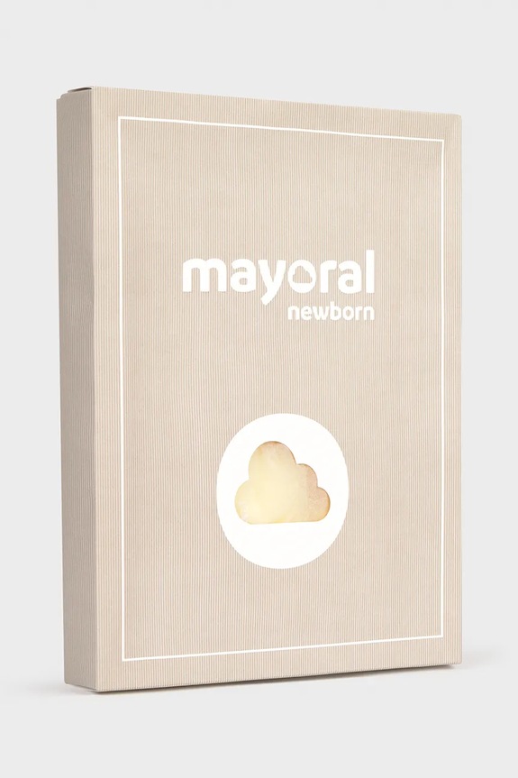 Mayoral Newborn komplet bawełniany niemowlęcy żółty 1288.2F.Newborn.PPY2