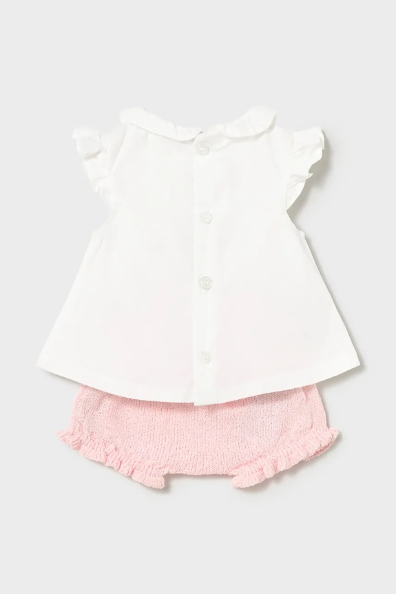Mayoral Newborn set de bumbac pentru bebeluși 1288.2F.Newborn.PPY2 roz SS26