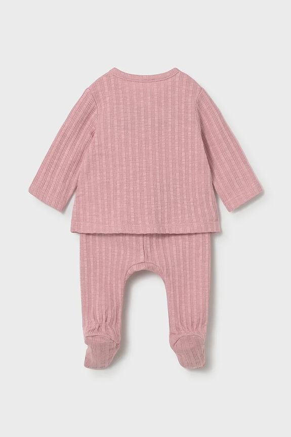 Mayoral Newborn set de bumbac pentru bebeluși 1595.2J.Newborn.PPY2 roz SS26