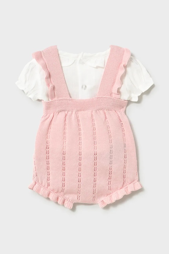 Mayoral Newborn set de bumbac pentru bebeluși 1637.2B.Newborn.PPY2 roz SS26