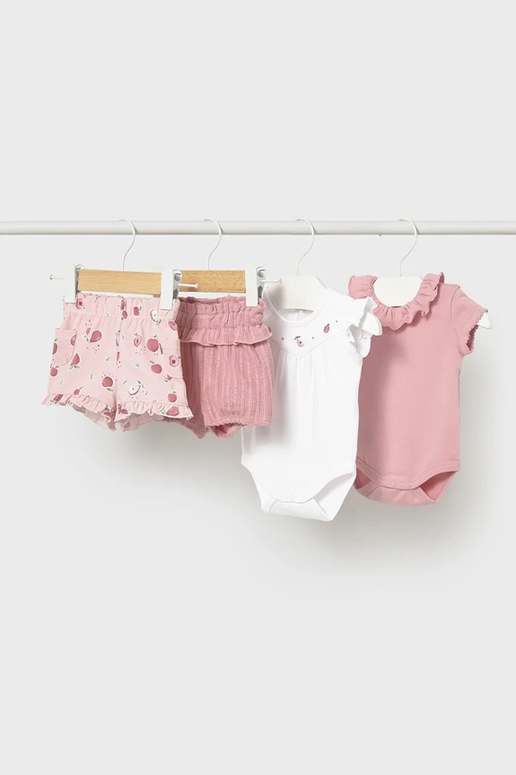 Kojenecká sada Mayoral Newborn s elastanem růžová 1640.2H.Newborn.PPY2
