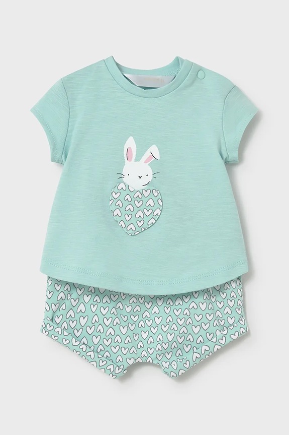 Mayoral Newborn set de bumbac pentru bebeluși 1641.2K.Newborn.PPY2 albastru SS26