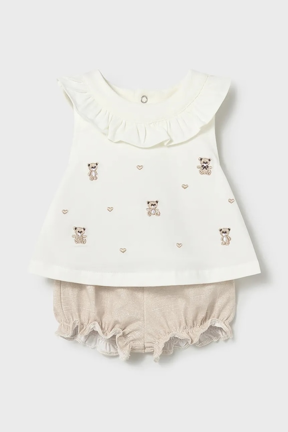 Σετ μωρού Mayoral Newborn 1642.2P.Newborn.PPY2 μπεζ SS26