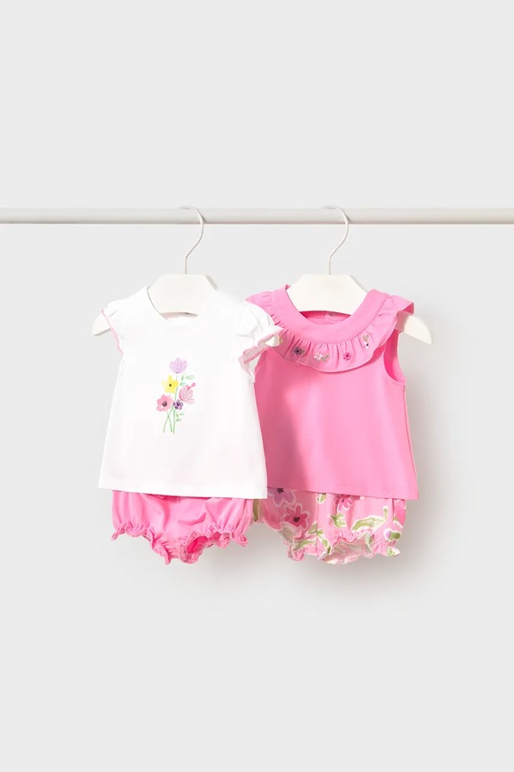 Комплект для немовлят Mayoral Newborn трикотаж рожевий 1642.2P.Newborn.PPY2