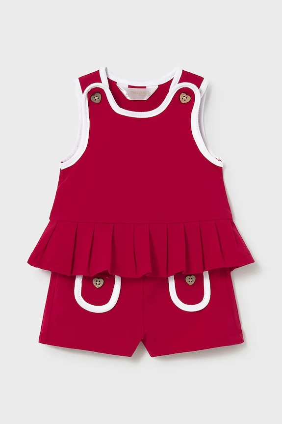 Sada pre bábätká Mayoral Newborn 2-pak 1643.2T.Newborn.PPY2 červená SS26