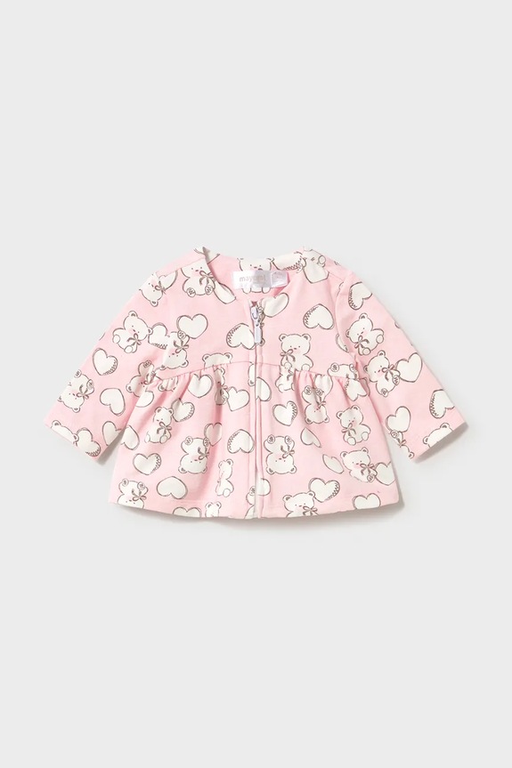 Mayoral Newborn dres niemowlęcy 1825.2F.Newborn.PPY2 różowy SS26