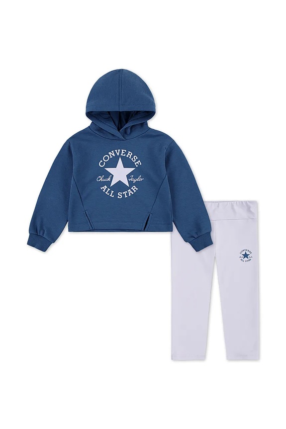 Sada pre bábätká Converse pletenina fialová 1CH580.PPY2