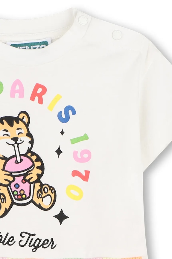 Dievča Kenzo Kids súprava detská bavlnená K61819.71.81 biela