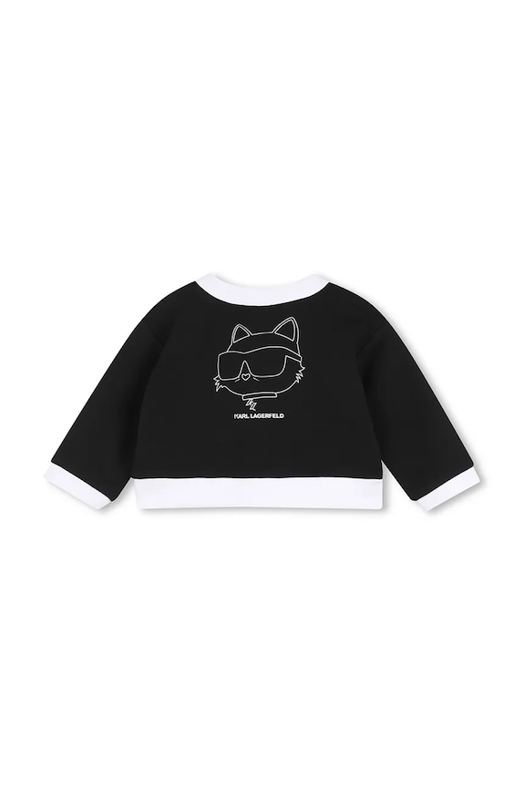 Karl Lagerfeld komplet dziecięcy czarny Z31054.86.108
