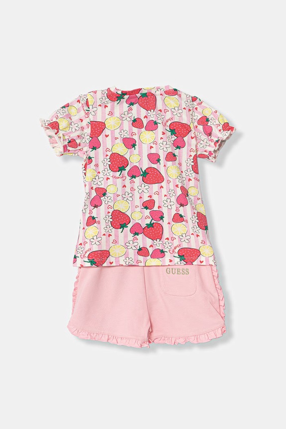 Komplet za bebe Guess 2-pack A6GG02.K6YW4.PPY2.M roza SS26