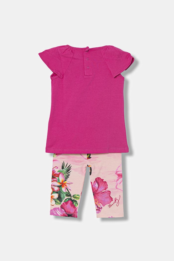 Guess mindennapi szett bébi pamut elasztánnal A6GG05.K6YW4.PPY2.M rózsaszín SS26