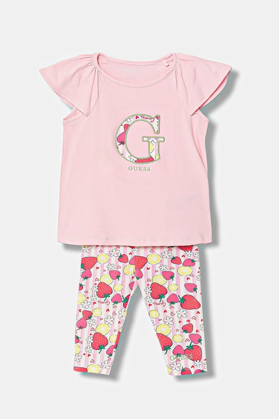 Dječji komplet Guess 2-pack Planet friendly roza K6GG01.K6YW4.PPY2.M