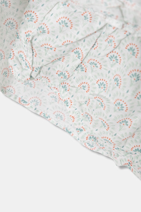 United Colors of Benetton rochie de vară cu in verde 4NVDAK001.W.Stagionale