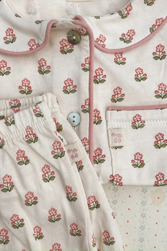 Konges Sløjd komplet codzienny dziecięcy bawełniany PIO SS SET GOTS KS105520.PPY2