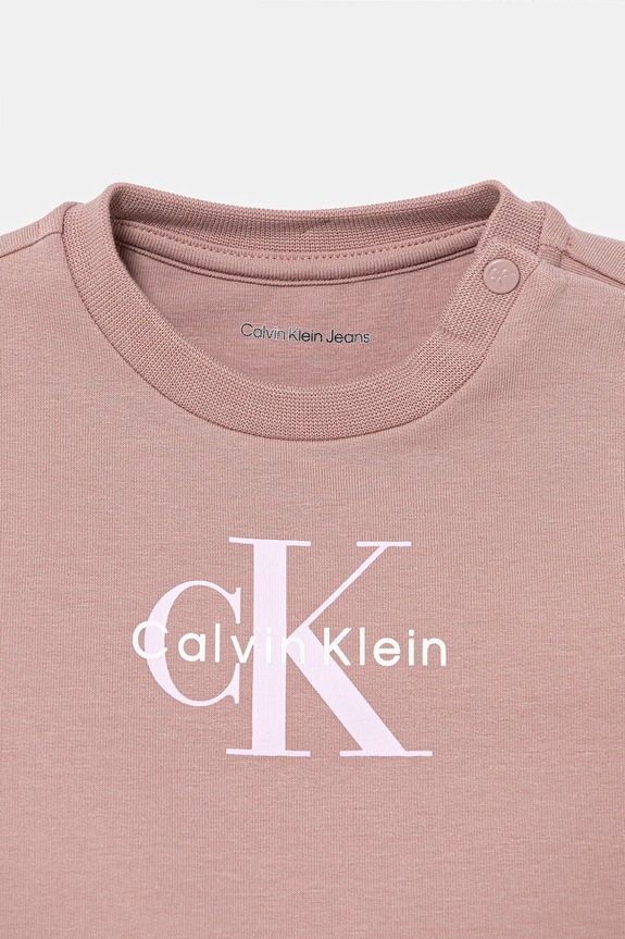 Dětská tepláková souprava Calvin Klein Jeans růžová IN0IN00353.PPY2