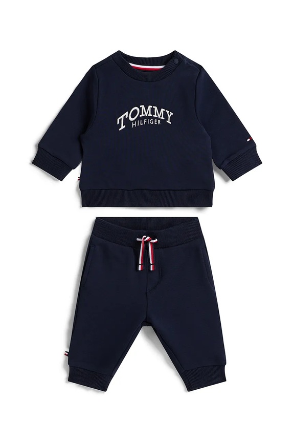 Tommy Hilfiger dres niemowlęcy wzorzyste granatowy KN0KN02162.PPY2