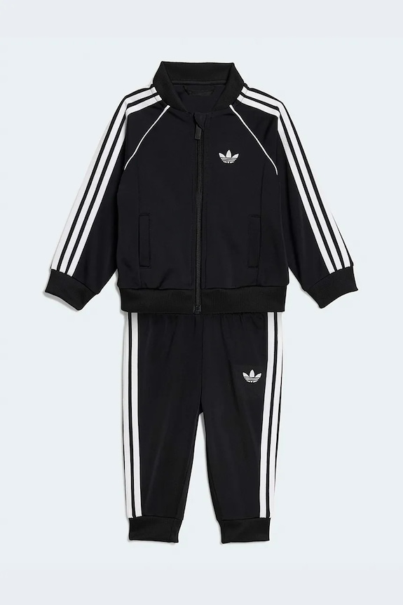 Detská tepláková súprava adidas Originals pletenina čierna KD1029