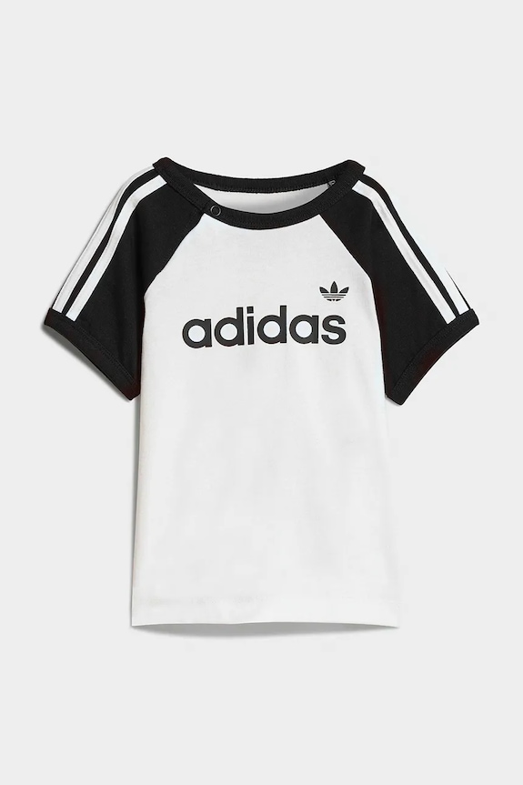 adidas Originals set de bumbac pentru copii KD1055 alb SS26