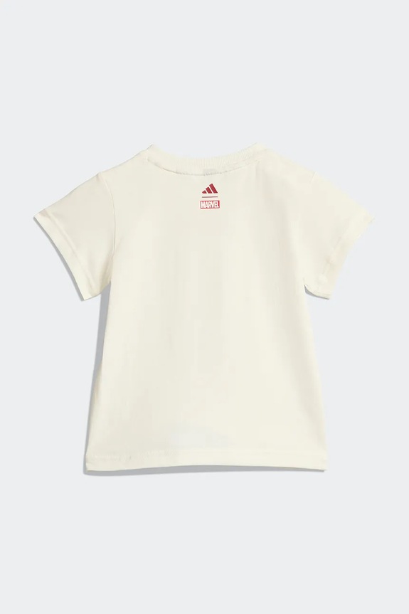 Detská bavlnená súprava adidas MRVL JZ3550 béžová SS26