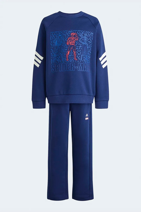 Dětská tepláková souprava adidas MRVL JZ3569 námořnická modř SS26