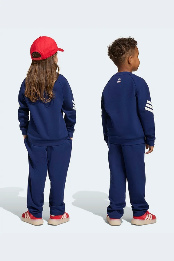 Dětská tepláková souprava adidas MRVL JZ3569 námořnická modř