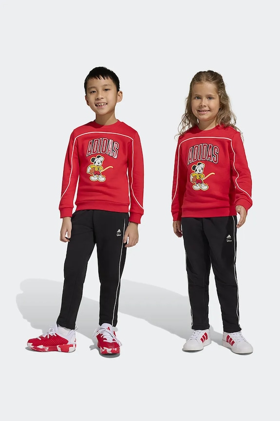 Дитячий спортивний костюм adidas DISNEY візерунок червоний JZ7671