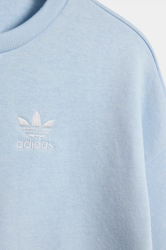 Βρεφικό σετ φόρμας με βαμβάκι adidas Originals μπλε KR2456