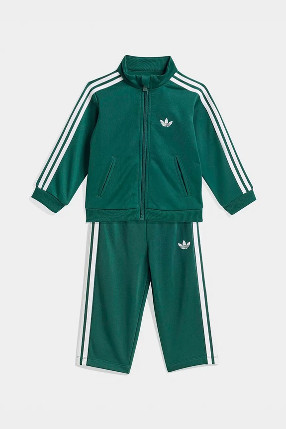 adidas Originals dres dziecięcy aplikacja zielony KD1004