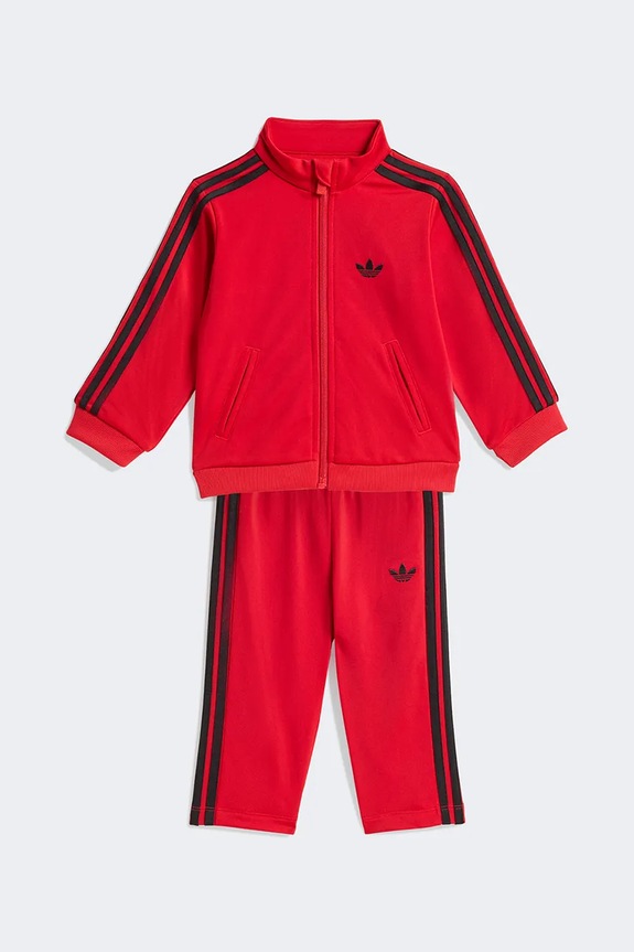 Dječja trenirka adidas Originals pletivo crvena KD1008