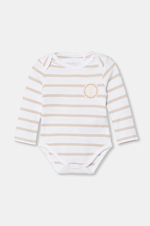 Pamučni komplet za bebe Guess 5-pack H6RW06.K85Z1.PPY2 bež SS26