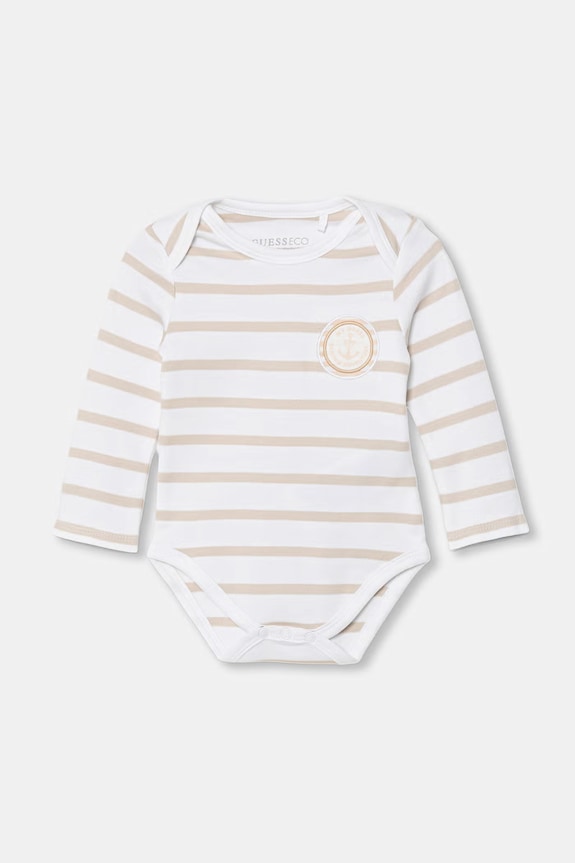 Pamučni komplet za bebe Guess 5-pack H6RW06.K85Z1.PPY2 bež SS26