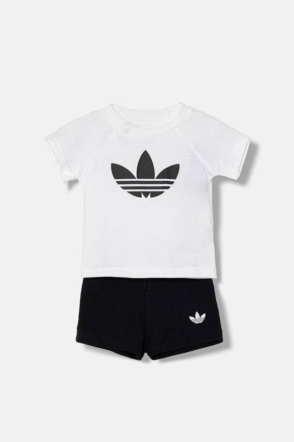 adidas Originals komplet dziecięcy bawełniany biały KH2884