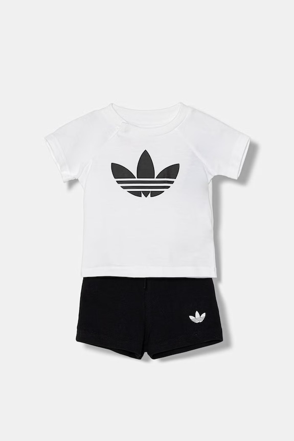 adidas Originals komplet dziecięcy bawełniany biały KH2884
