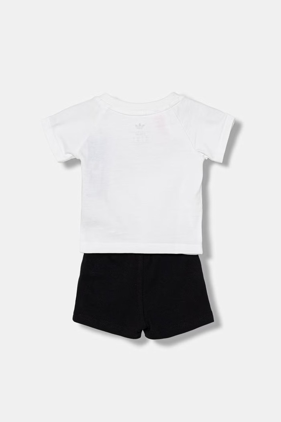 adidas Originals komplet dziecięcy bawełniany KH2884 biały SS26